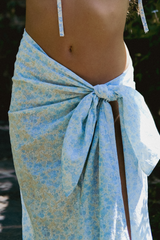 Made-To-Order | Full Length Sarong in Monet Blue