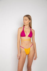 Rico Bikini Top - Calypso/Yuzu Contrast