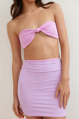 Manilow Mini Swim Skirt - Reversible Peony/Lilac
