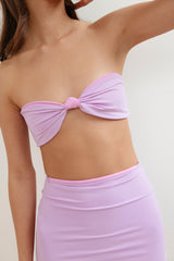 Manilow Mini Swim Skirt - Reversible Peony/Lilac