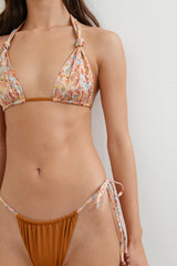 Mimi Bikini Top - Kerala Print / Giza