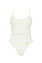 Gisele Scoop Neck One Piece - Ivory