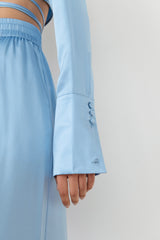 Happy Wide Leg Pant - Sky Blue