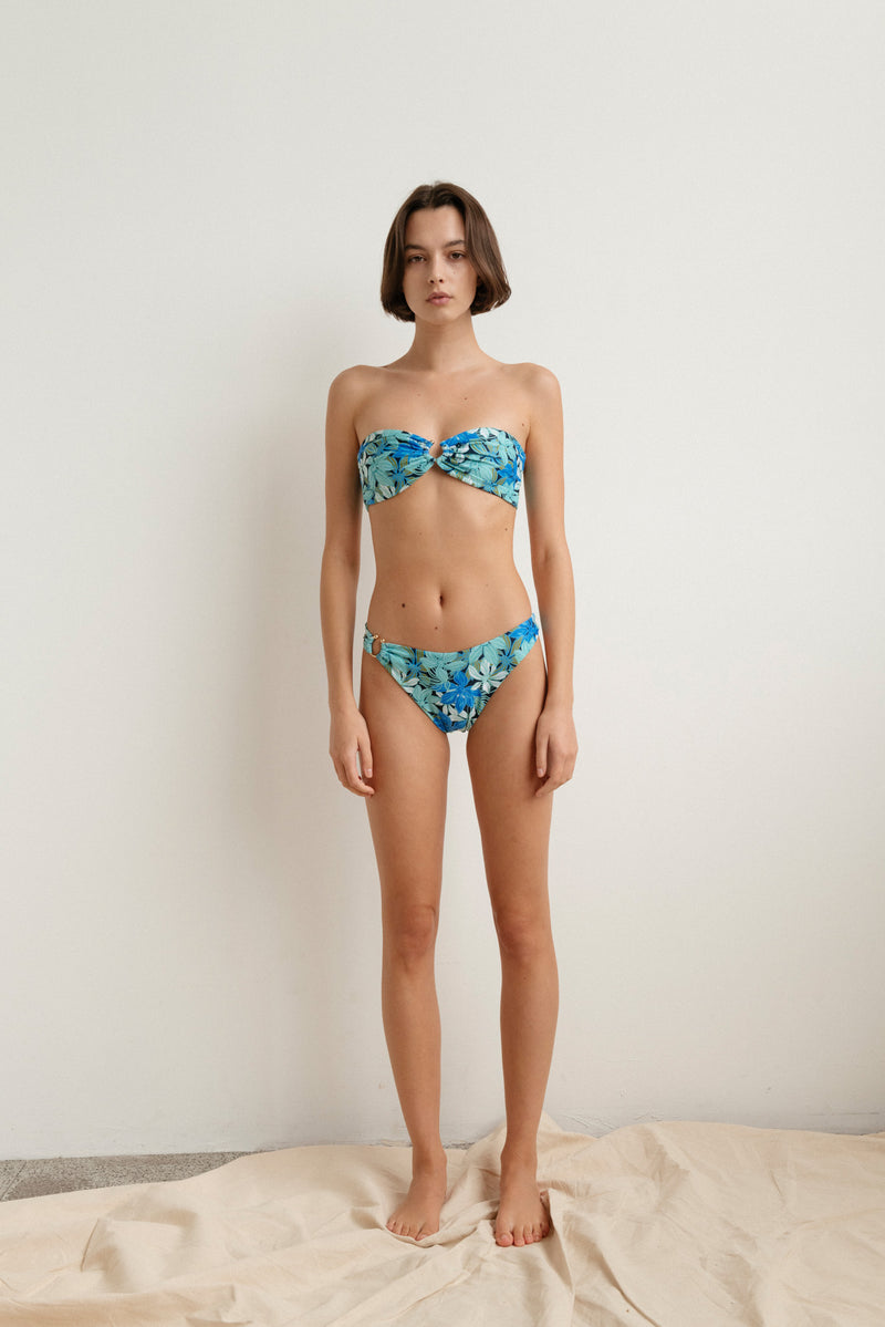 Rhea Bandeau Top - Aster Blue