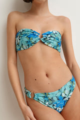 Rhea Bandeau Top - Aster Blue