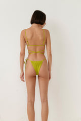 Talise Triangle Top - Chartreuse