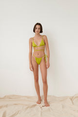 Viper Tie Side Bottom - Chartreuse